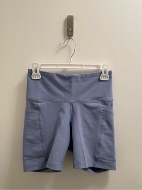Old Navy - High-Waisted PowerSoft Biker Shorts - Mineral Spring - Medium